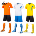 Conjunto de uniforme de futebol juvenil por atacado da moda